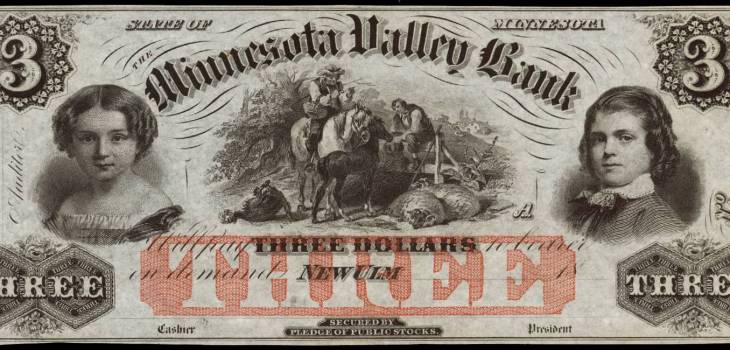 $3 Minnesota Valley Bank