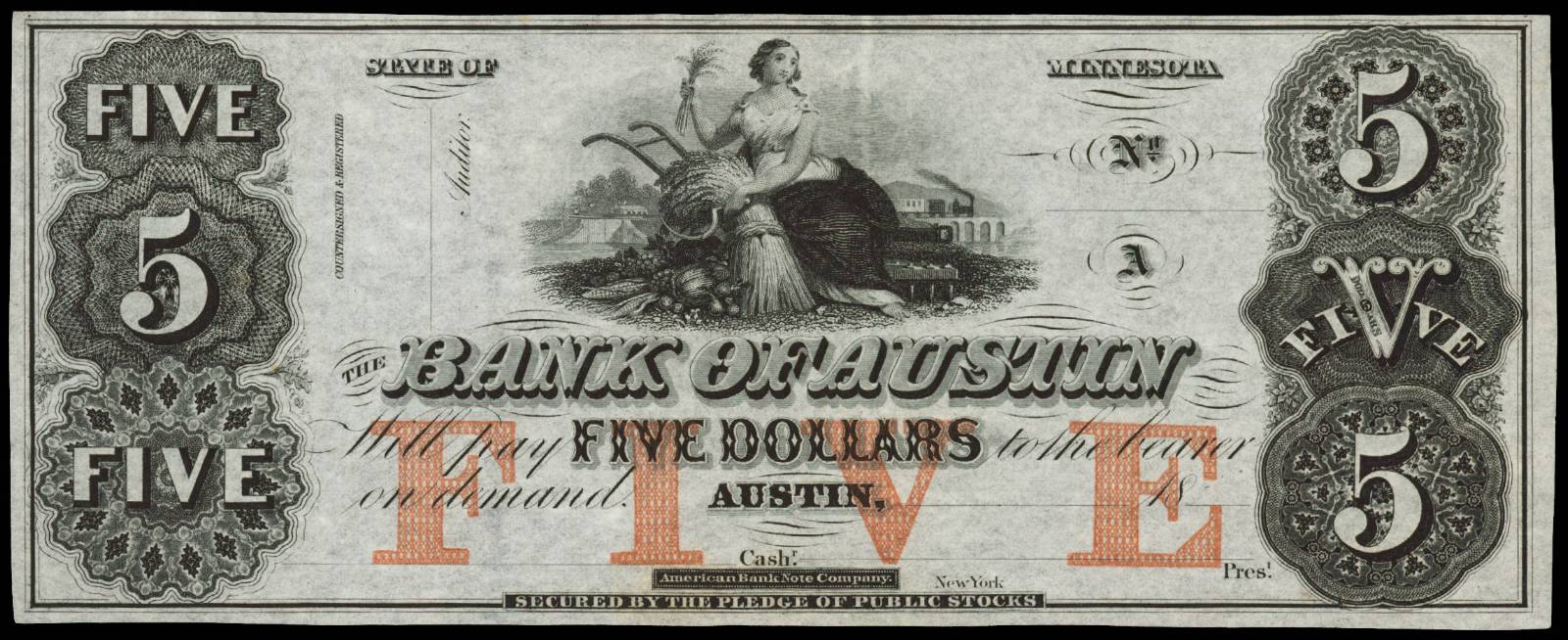 $5 Bank of Austin