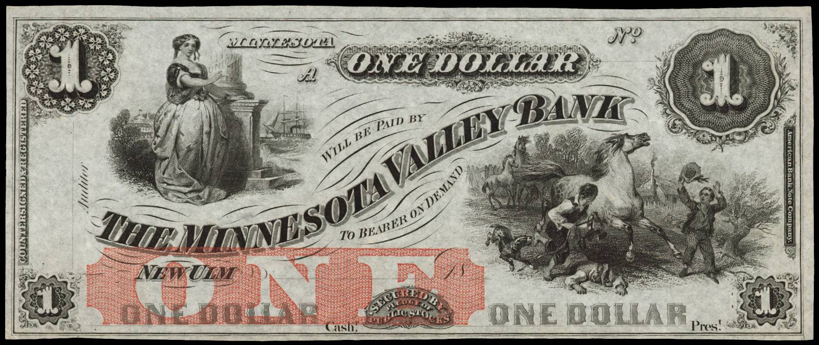 $1 Minnesota Valley Bank