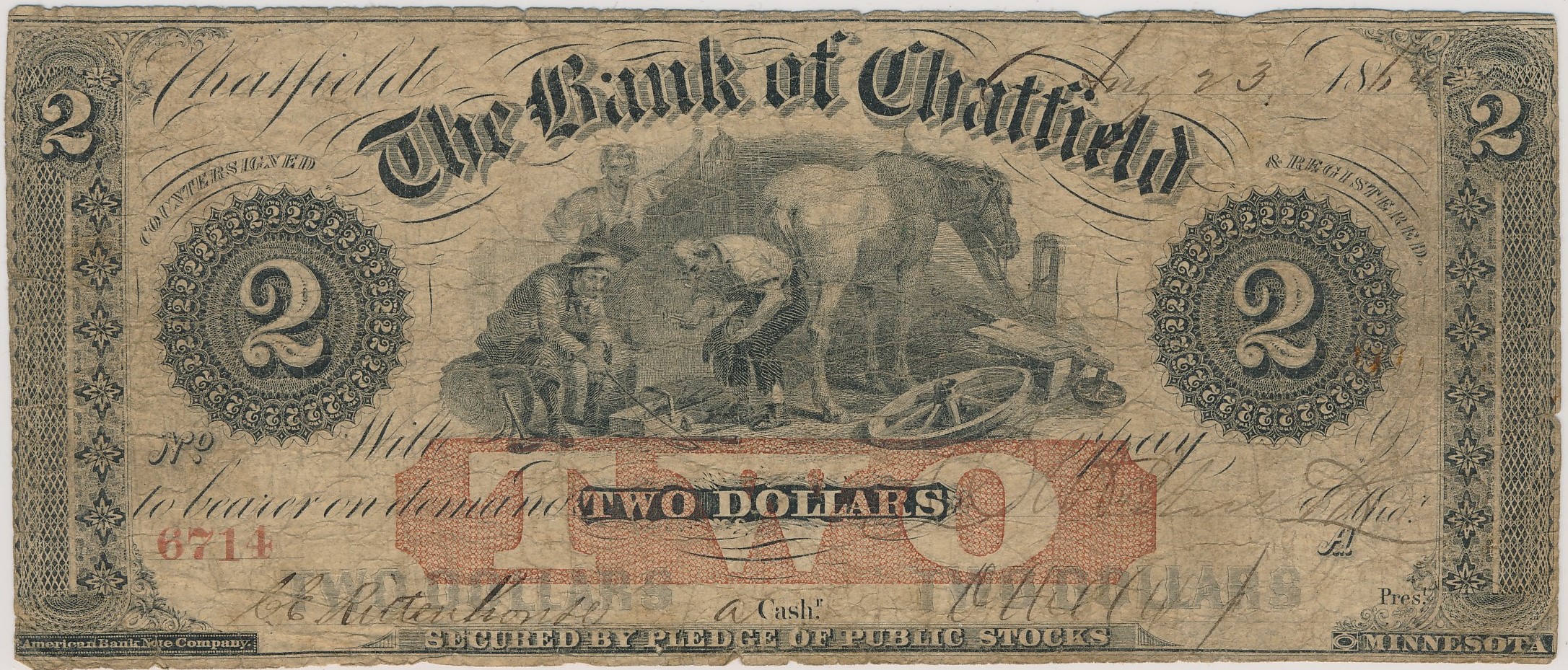 $2 Bank of Chatfield