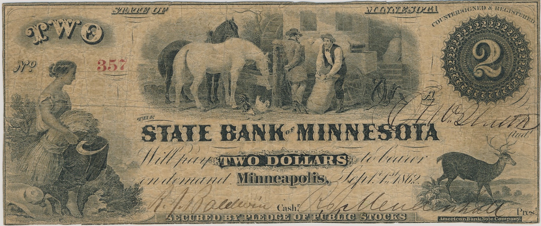 $2 State Bank of Minnesota - Minneapolis