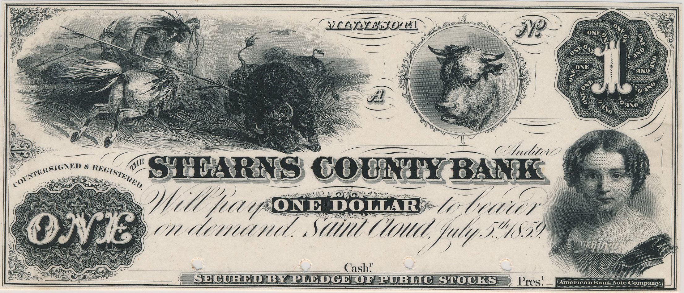 $1 Stearns County Bank