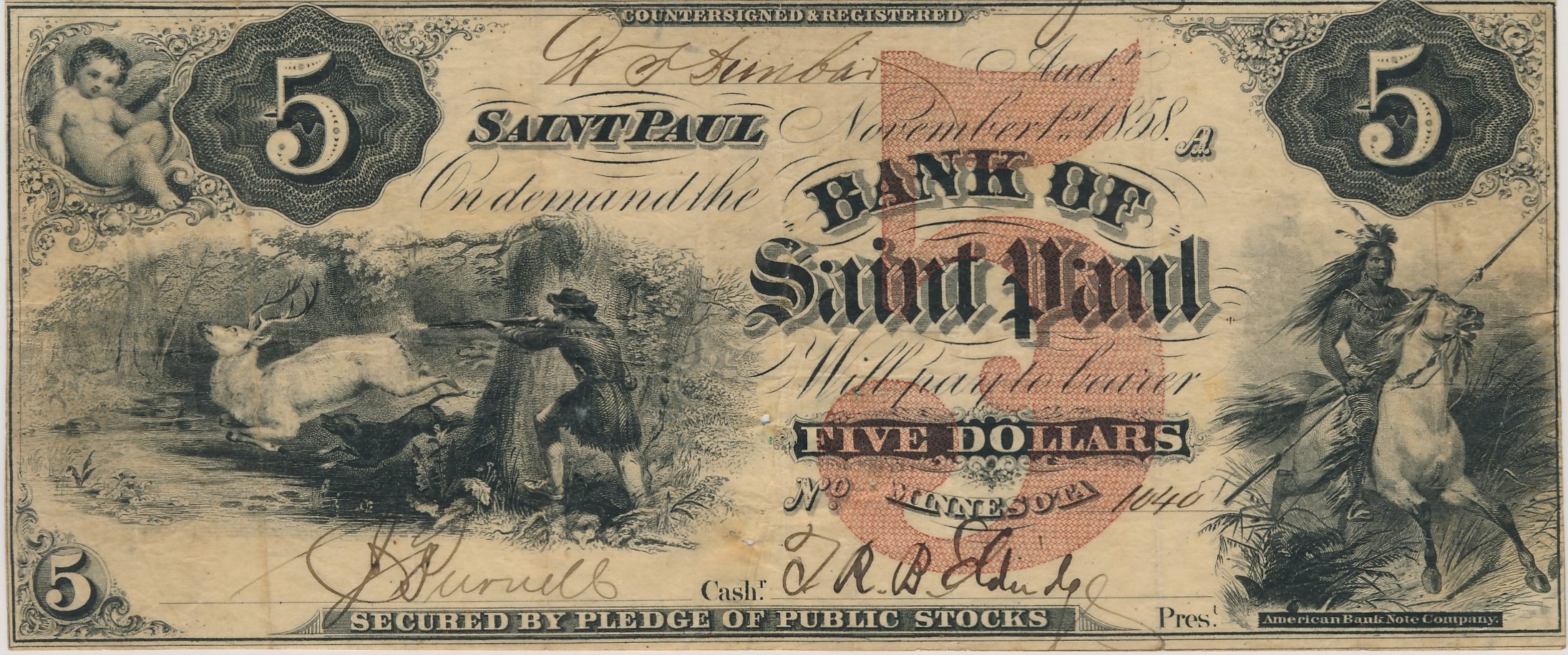 $5 Bank of St. Paul