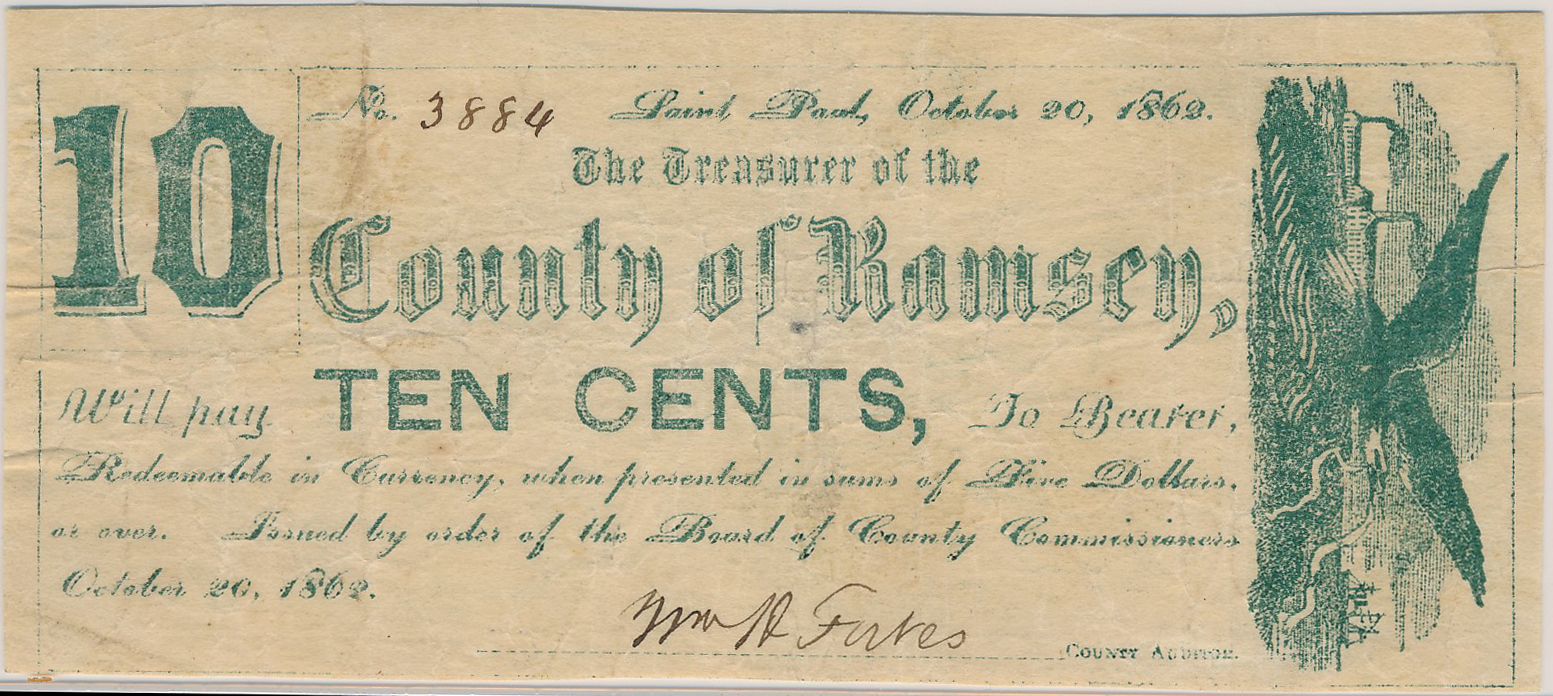 $.10 Treasurer of Ramsey County