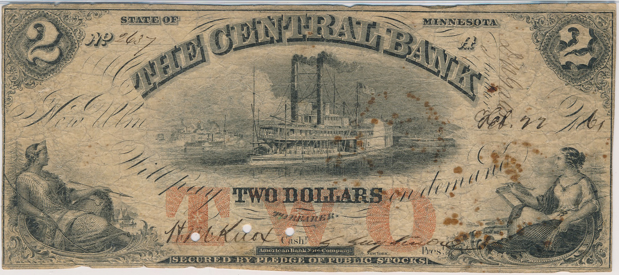 $2 Central Bank