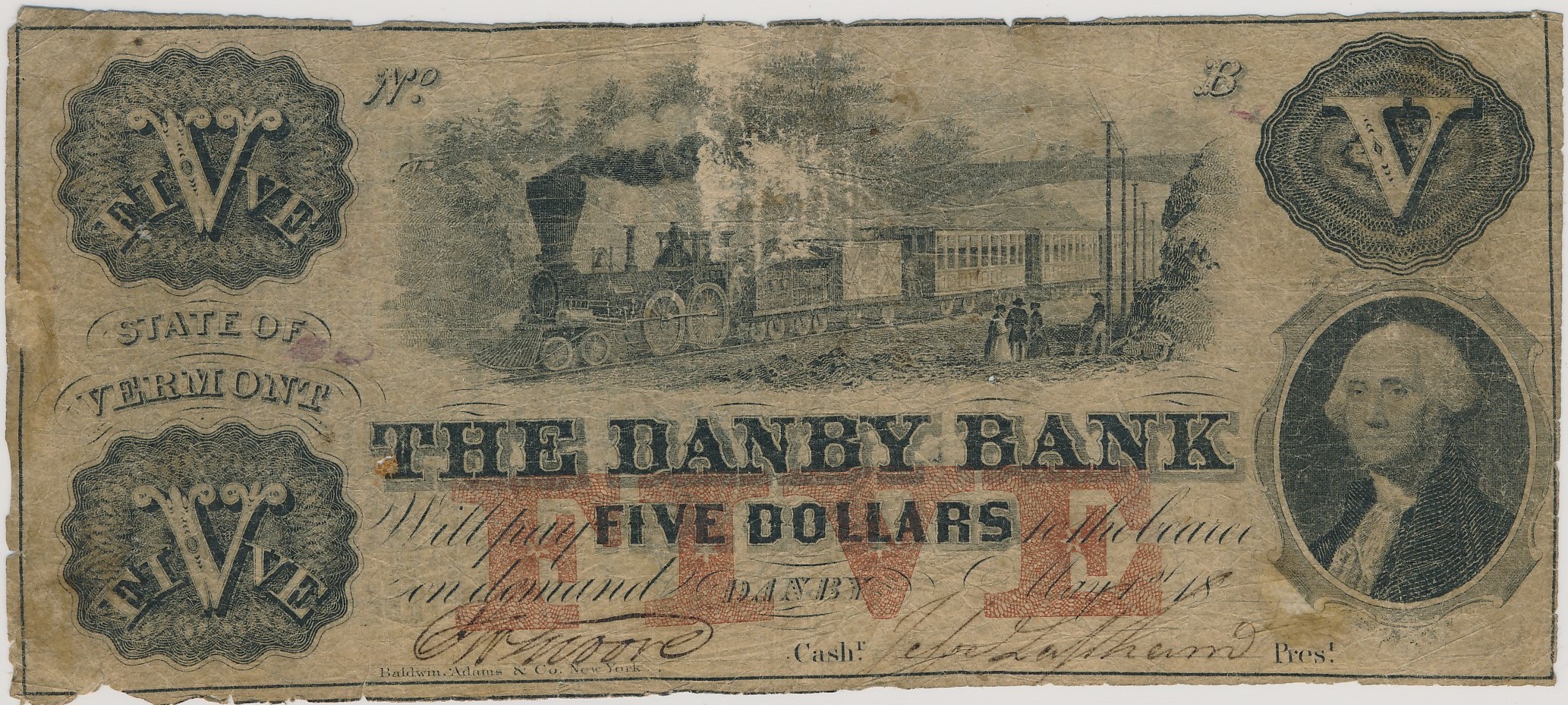 $5 Truman Smith (on Danby Bank)