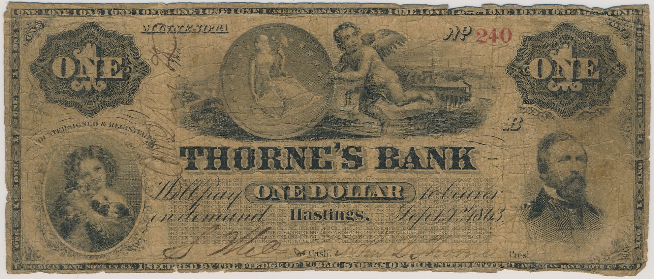 $1 Thorne's Bank