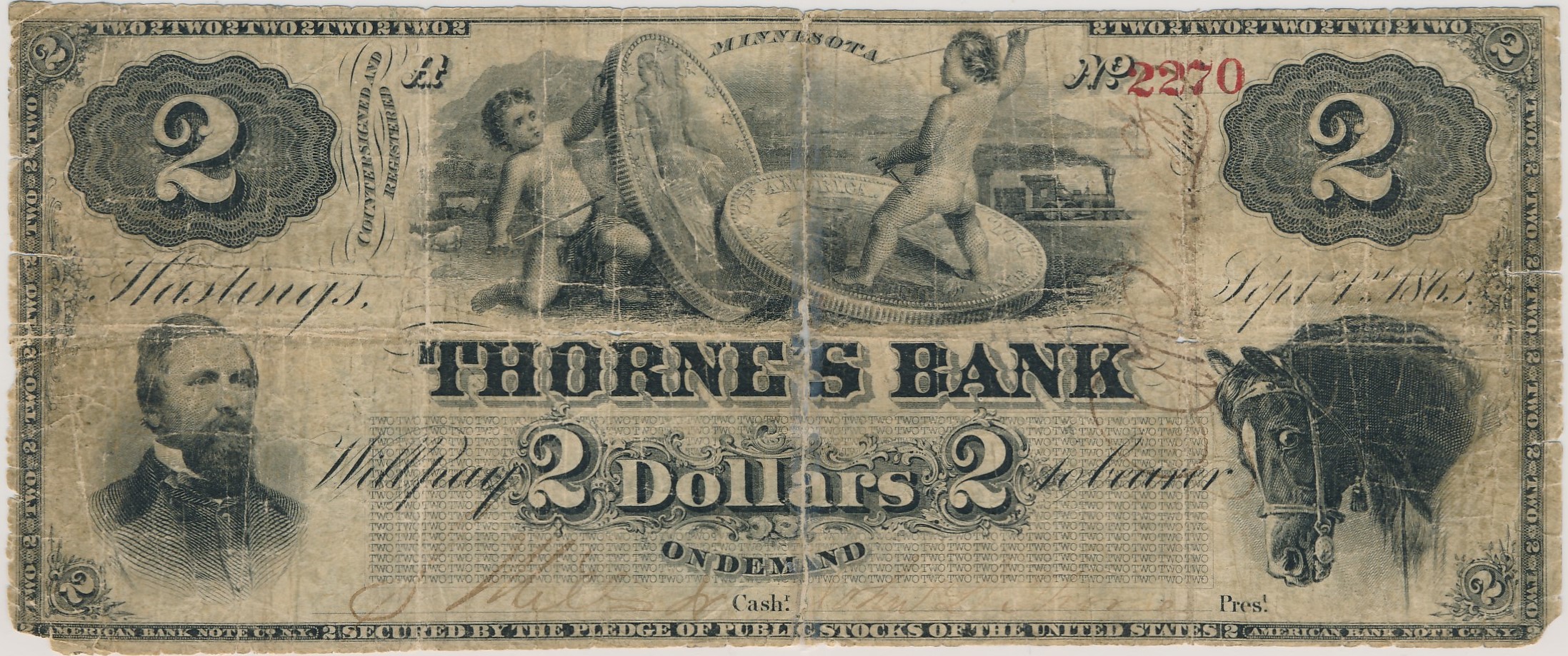 $2 Thorne's Bank