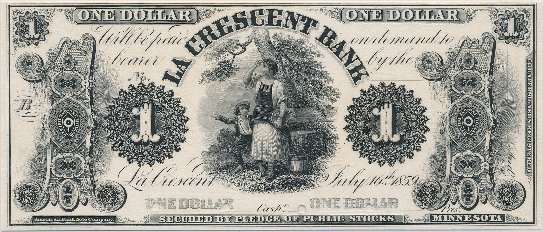 $1 La Crescent Bank