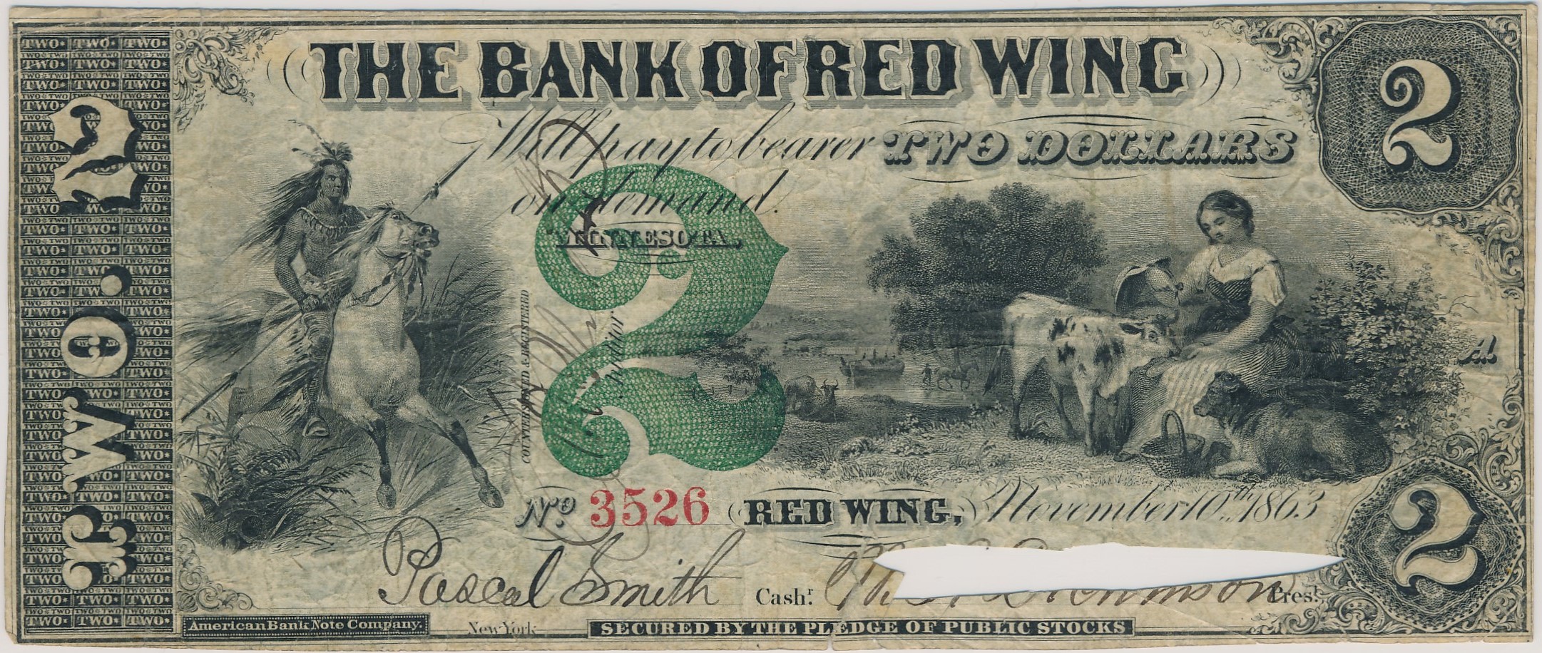 $2 Bank of Red Wing (2nd)