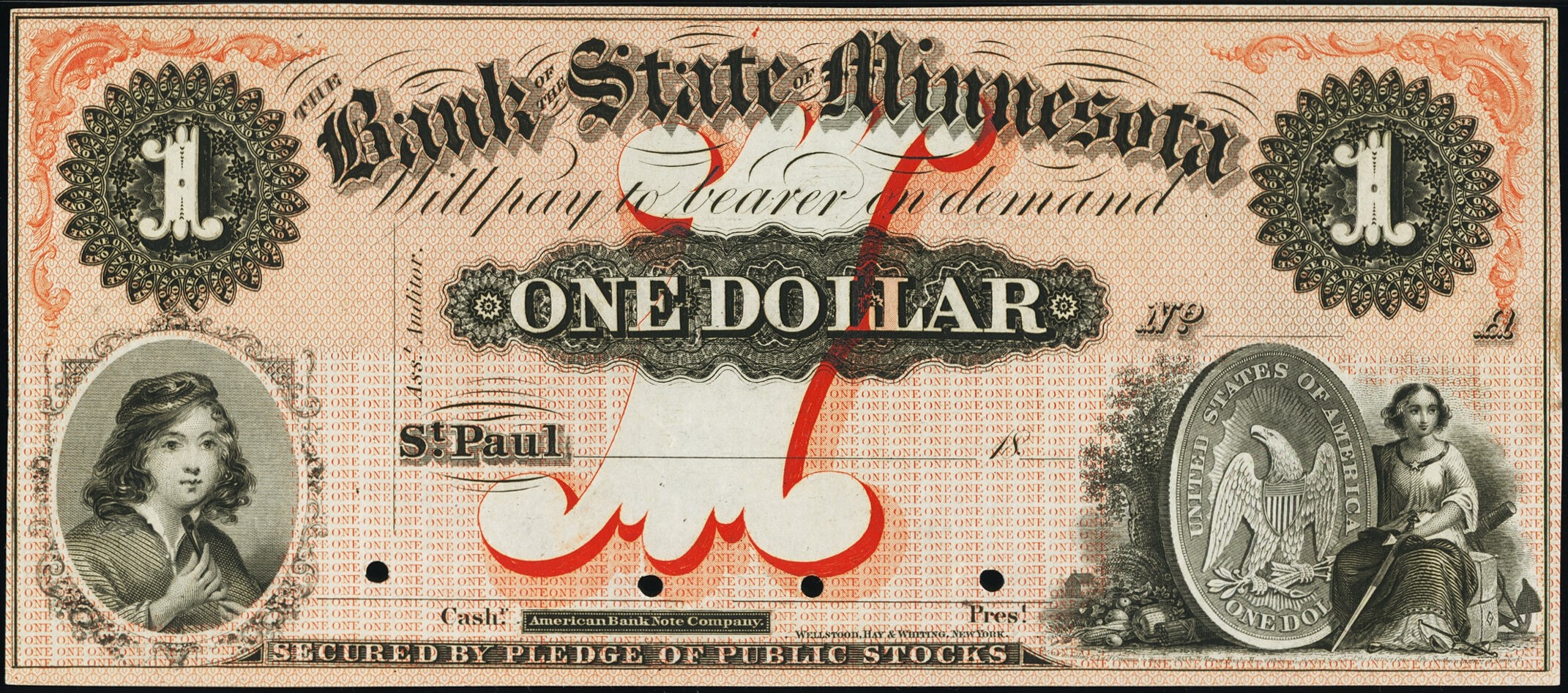 $1 Bank of the State of Minnesota