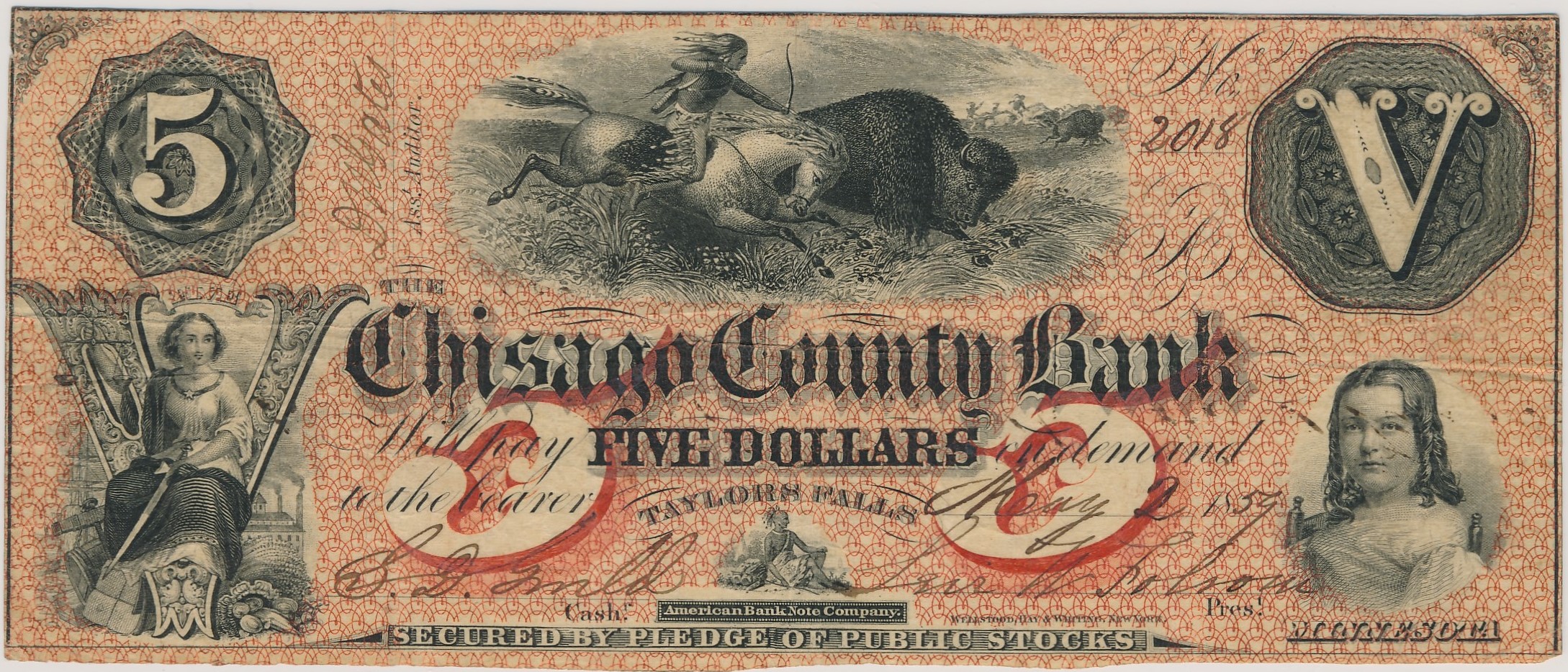 $5 Chisago County Bank