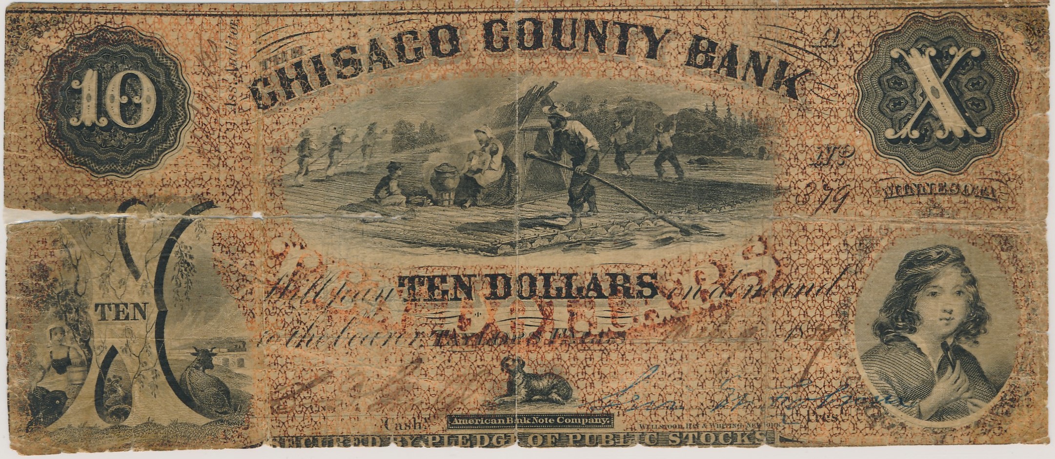 $10 Chisago County Bank