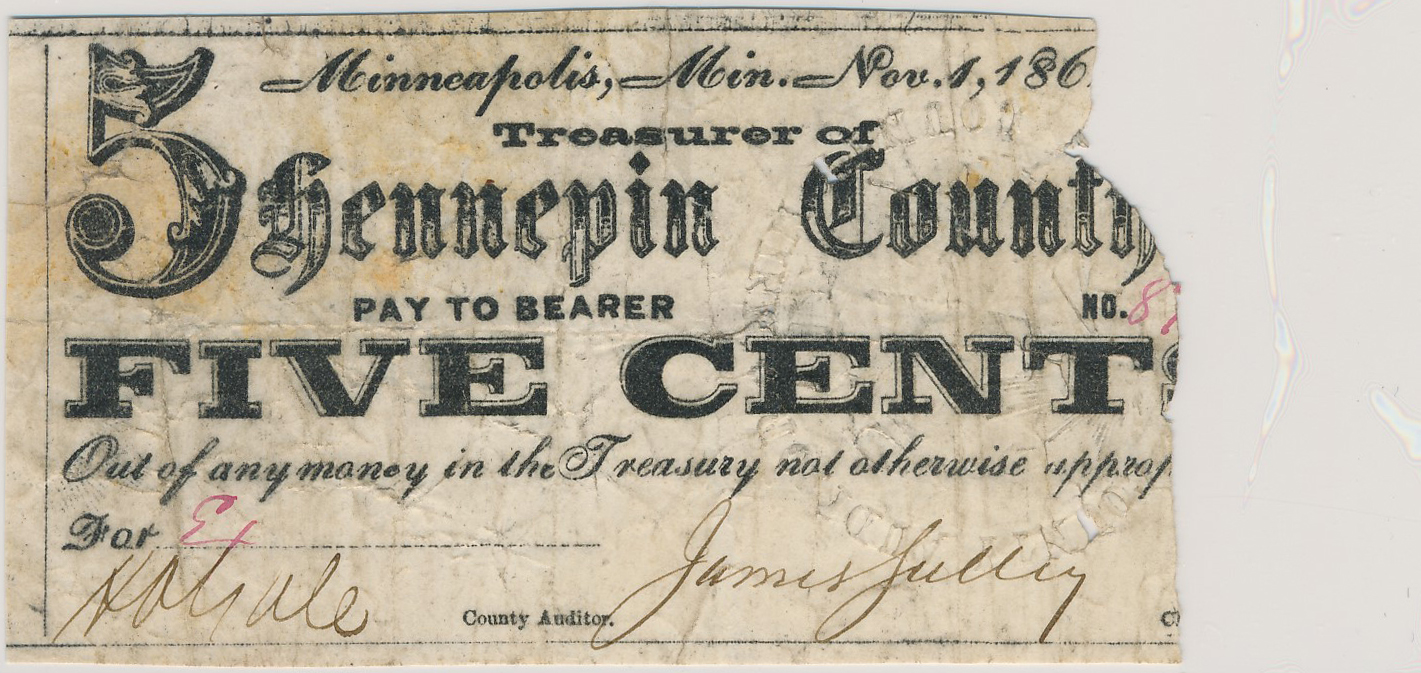 $.05 Treasurer of Hennepin County