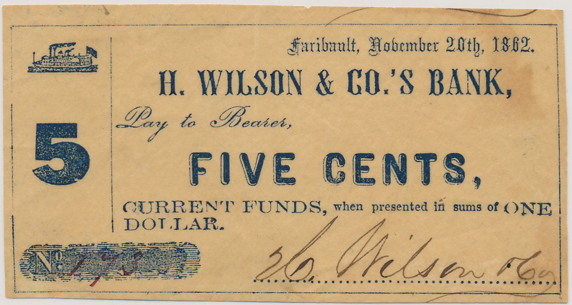 $.05 H. Wilson & Co.'s Bank