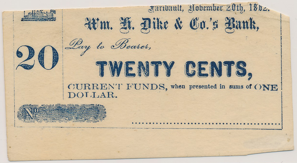 $.20 Wm. H. Dyke & Co.'s Bank