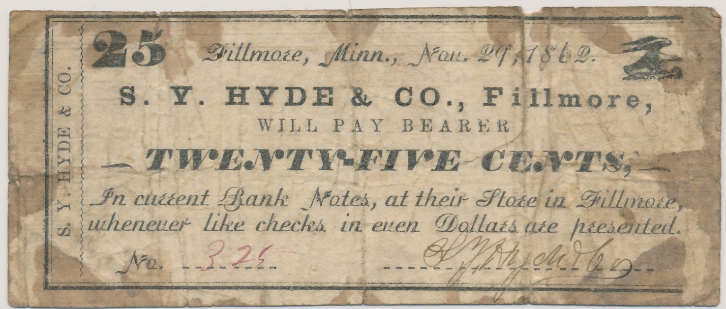 $.25 S. Y. Hyde & Co.