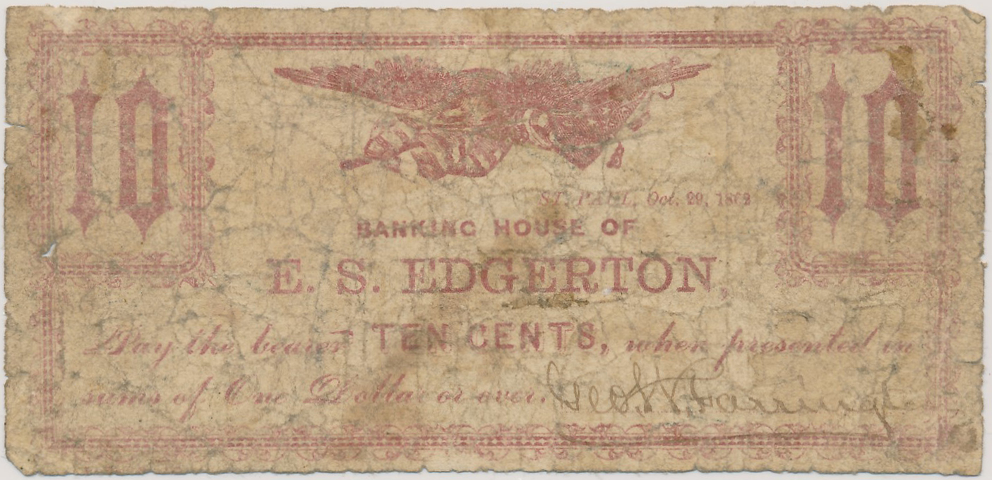 $.10 E. S. Edgerton