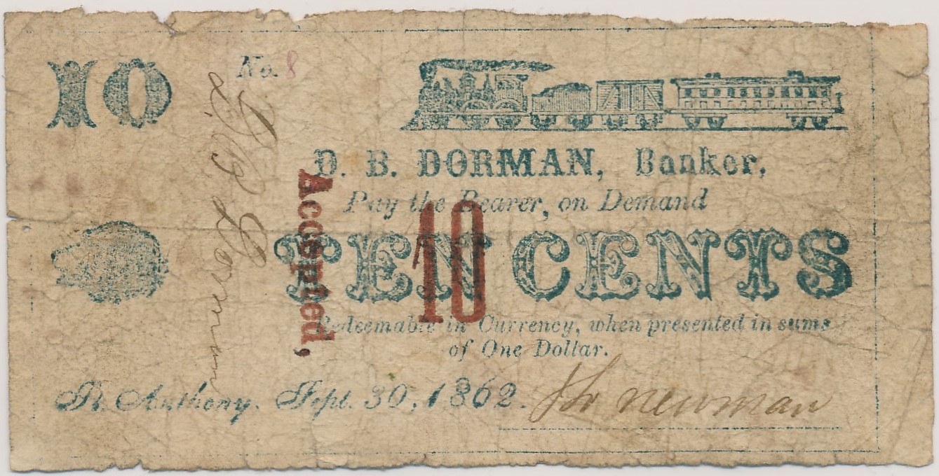 $.10 D. B. Dorman