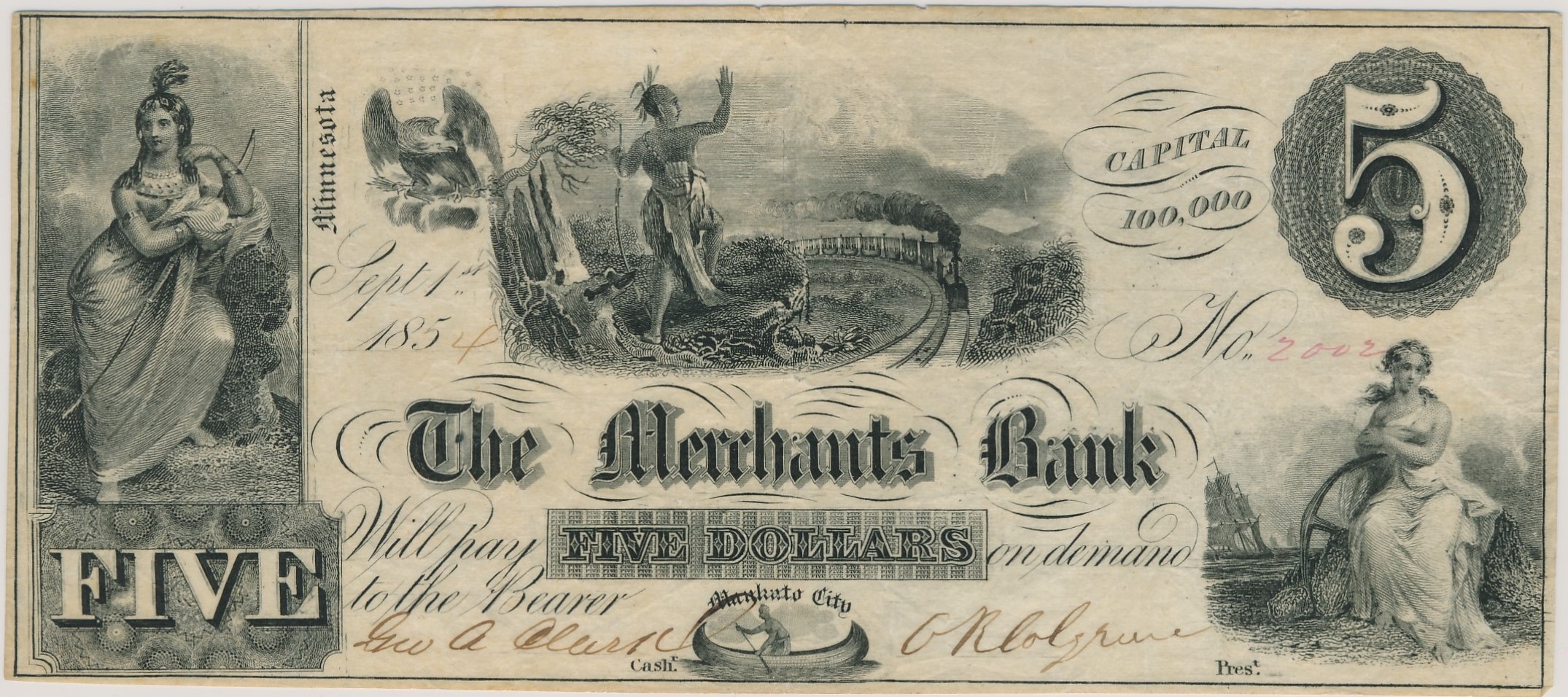 $5 Merchants Bank