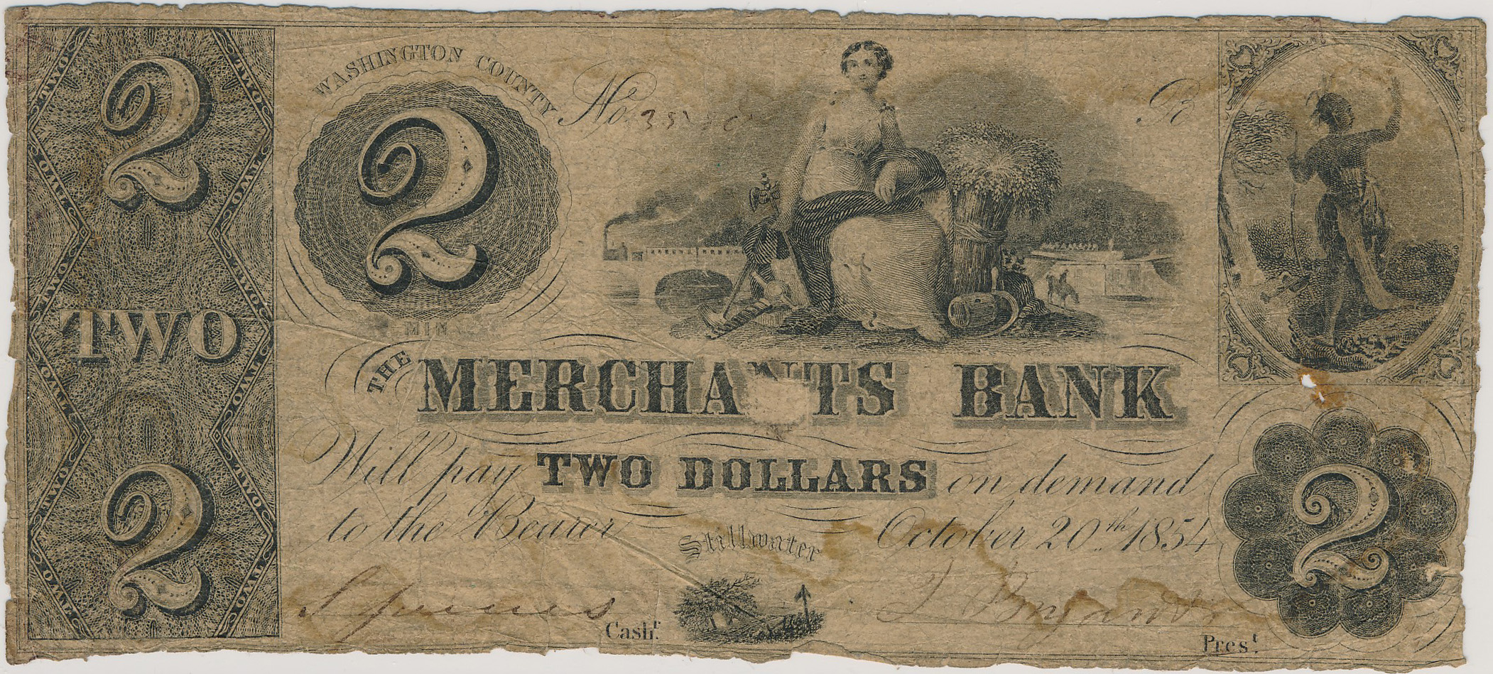 $2 Merchants Bank